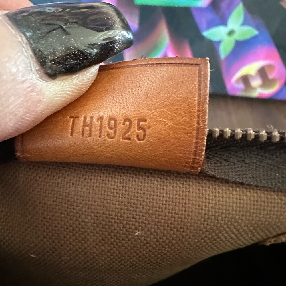 LV Nano Speedy Crossbody Bag Monogram Leather LV Mini Purse, Strap & Dust Cover​ - Picture 7 of 11